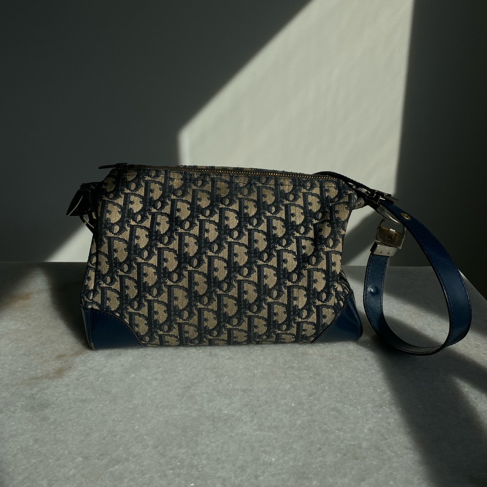 AuthenticVintage Dior Diorissimo Shoulder Bag zipper won't unzip - Picture 2 of 13
